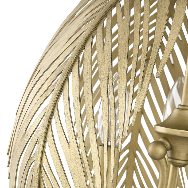 Etty 3 - Light Shaded Pendant, Vintage Fired Gold