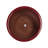 Of 3 Red Ceramic Planters For Different Settings, Contemporary Style With Glossy Finish, Weather , Built-In Drainage Root Growth, 14.89" L W 12.74" H, 47.56 Lbs In Bean Paste Red, Modern Various-734830752