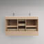 Meuble-lavabo double 58,9 po avec plateau en acrylique Victoria-98195149