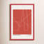 Geometric Abstraction In Red Print by Romina Gadler-1038554304-1038554330
