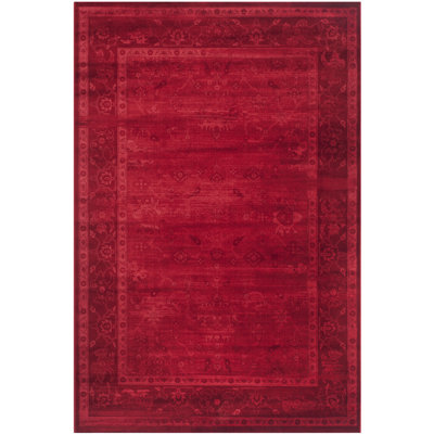 Vishnu Red Area Rug