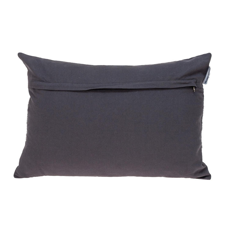 Coussin Parkland Collection Misty, Gris/argent
