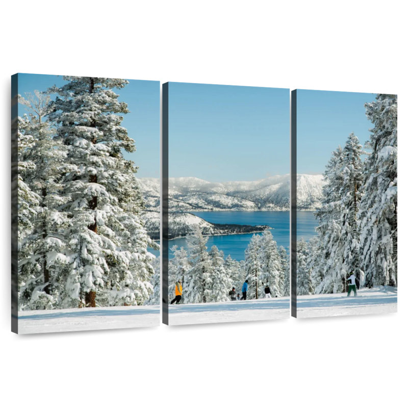 Siroe Winter Tahoe Skiing, H 36 po x l 57 po