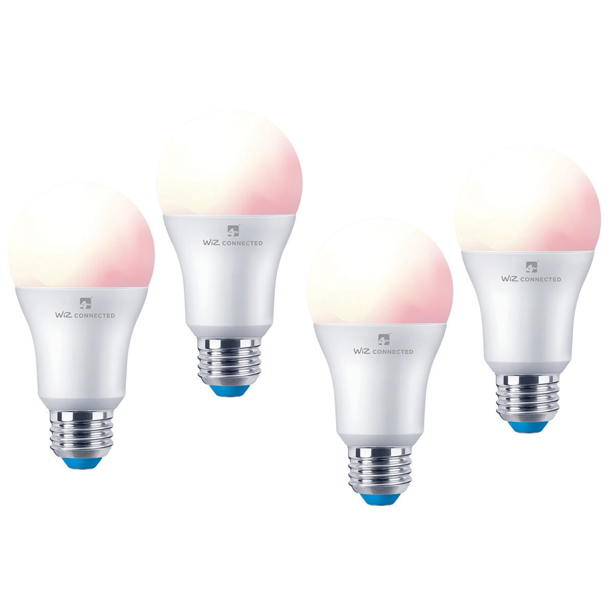 Philips WiZ E27 60W LED Cool white, RGB & warm white A60 Non-dimmable Light  bulb Pack of 2