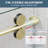 40"- 42" W x 76"H Single Sliding Frameless Shower Door, Sliding Door with 5/16" (8mm) Tempered Glass, Easy-Clean Nano Coating for Walk-in Shower, Smooth Quiet Glide, Brushed Gold-135621729