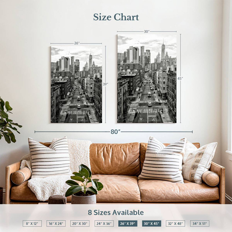 Sireci Downtown NYC, 39" H x 26" W