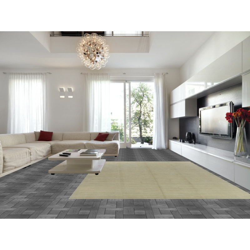Tapis vert menthe Gabbeh 10 x 13