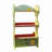 Teamson Kids Sunny Safari 3-Tier Wooden Bookshelf with Storage Drawer – Animal-Themed Bookcase for Bedrooms & Playrooms