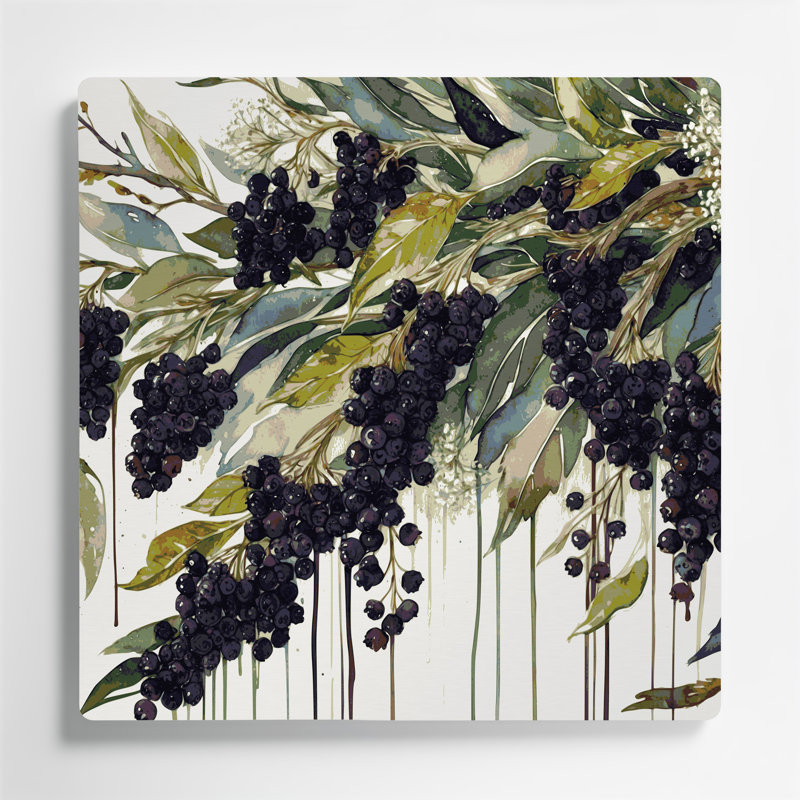 Art mural en métal Fruit, H 16 po x l 16 po