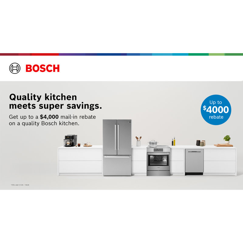 500 Series Free-Standing Fridge-Freezer, Stainless Steel
