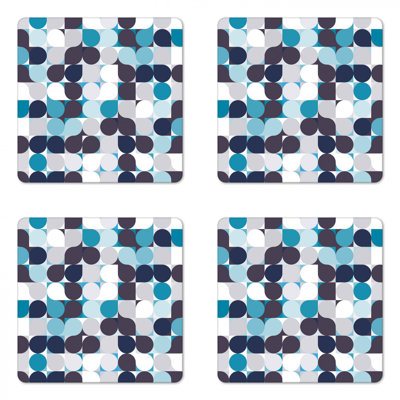 Square 4 Piece Coaster Set