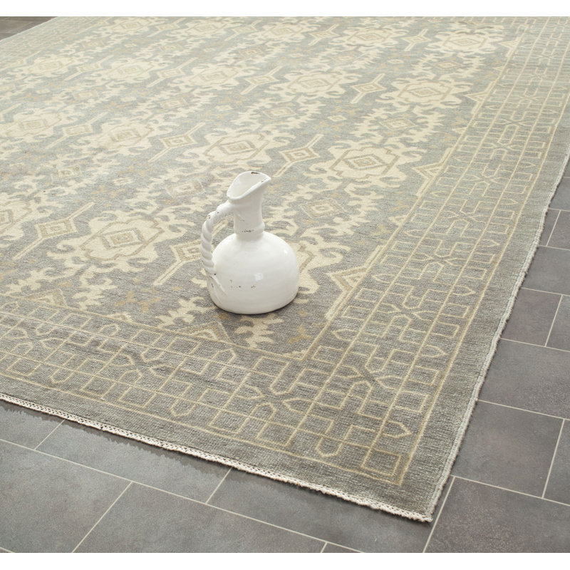 Tapis oriental en laine noué à la main Sabelle, Rectangle 6 pi x 9 pi