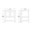 Meuble-lavabo simple l 31 po x P 22 po x H 33 po Mclennan-425716108