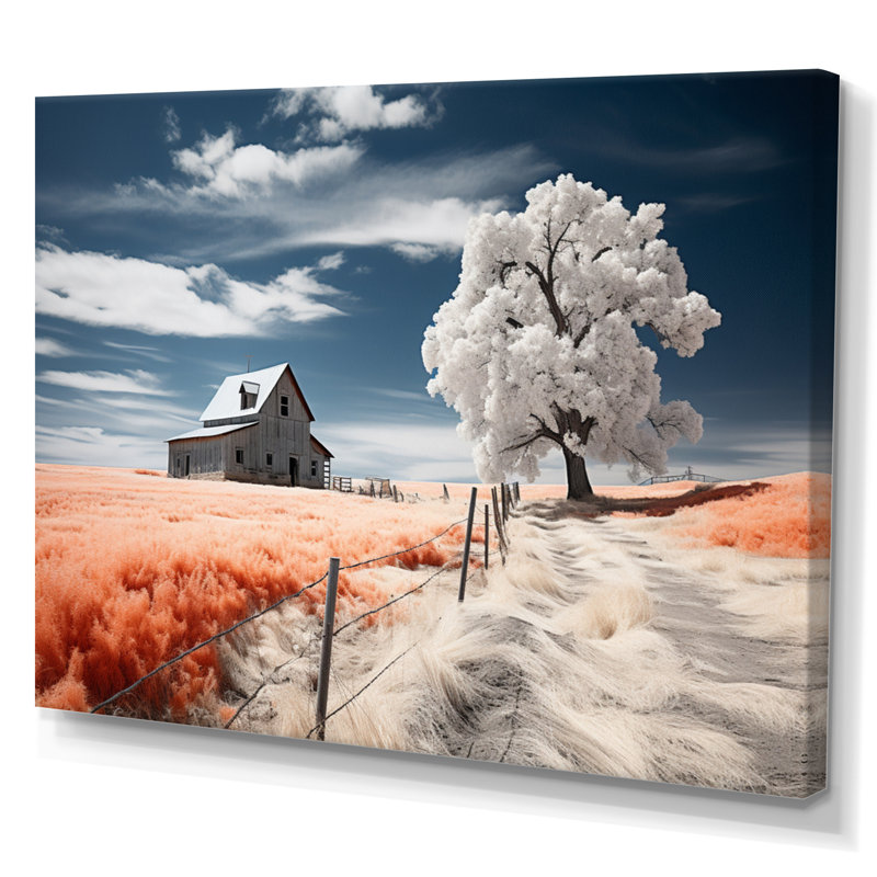 Barn Barn Reverie I - impressions murales de ferme, H 34 po x l 44 po x P 1,5 po, Toile tendue