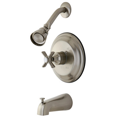 Kingston Brass Millennium Single-Handle Pressure Balanced Tub and Shower Faucet