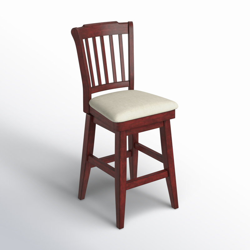 Tabouret pivotant Fortville, Baie antique, Tabouret de bar (siège d'une hauteur de 29 po)