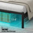 Bed Frame with Headboard, Metal Platform Bed Frame with LED, Charging Station, No Box Spring Needed, Easy Assembly, Noise Free-318877678-318877677