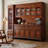 Nut-brown Solid Wood Sideboard