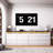 Marisole Contemporary 47.24''W Glass-Faced 6-Drawer Double Dresser With LED Lighting-96798072