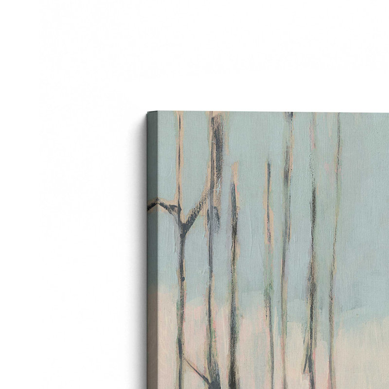 Ensemble de 2 lumières douces entre les arbres, Toile tendue, H 37 po x l 64 po