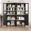 Armoire de rangement de 71 pouces de hauteur avec portes en verre - Garde-manger et armoire de salle de bain avec tablettes réglables pour la cuisine, la salle à manger ou la salle de bain-2087729633