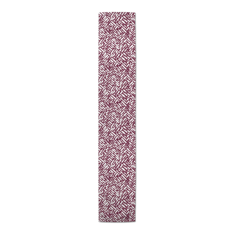 Chemin de table Cordairo, 72 po x 16 po, Mauve