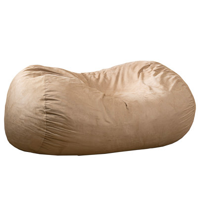 Marlin 6.5 Foot Suede Cylindrical Bean Bag