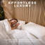 Luxurious Hotel Snuggledown Side Sleeper Firm Support Cotton Cover 2 Pillow
