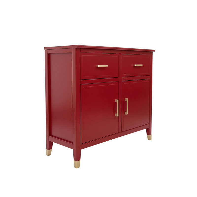 Aldena 95cm Sideboard, Red