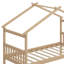 Lit en bois avec lit gigogne-674937835