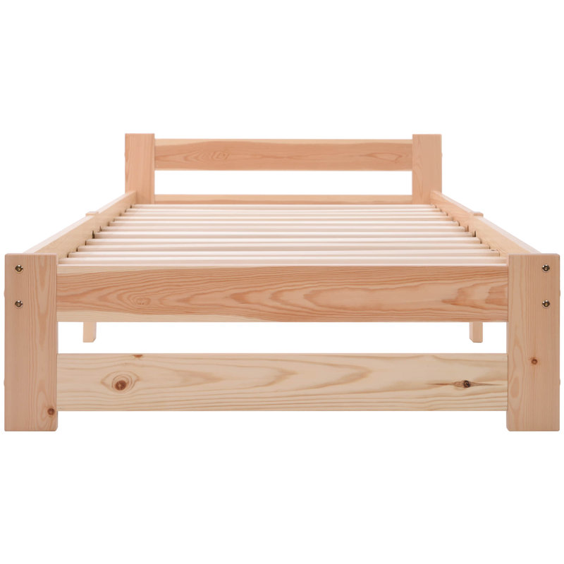 Roseanna Solid Wood Bed, European Single (90 x 200cm)