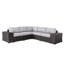 7 Seating With Weather- , Cushions, And Easy-care Features Fully Assembled Sectional Reversible Layout, - Fabric, Interlocking Sections