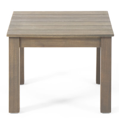 Channing Outdoor Side Table, Square End Table, Small Patio Table, Accent Table