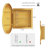 Round Framed Medicine Cabinet Surface Mount Only-1720365690