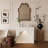 White Manufactured Wood Freestanding Fireplace