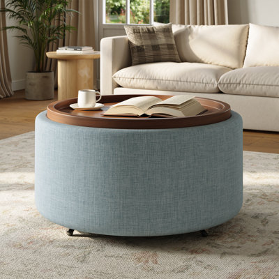 Table basse ronde avec rangement Verve