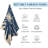 Blue Flower Sun Burst Minimalist Beach Towel Sand Free Microfiber Large Shower Towels Multipurpose Absorbent for Bathroom Pool 63x30 Inch