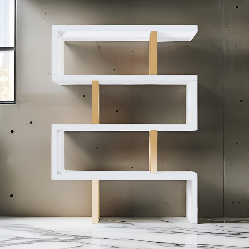 Bibliothèque géométrique H 67 "x l 51"