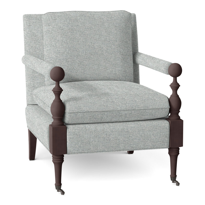 Leslie Armchair, 3160 Platinum, Montego Bay