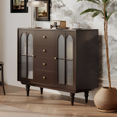 Luxury-retro style storage sideboard cabinet
