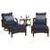 Barcelo 7 Piece Rattan Conversation Set with Cushions
