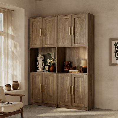 85" Kitchen Storage Cabinets （2PC）