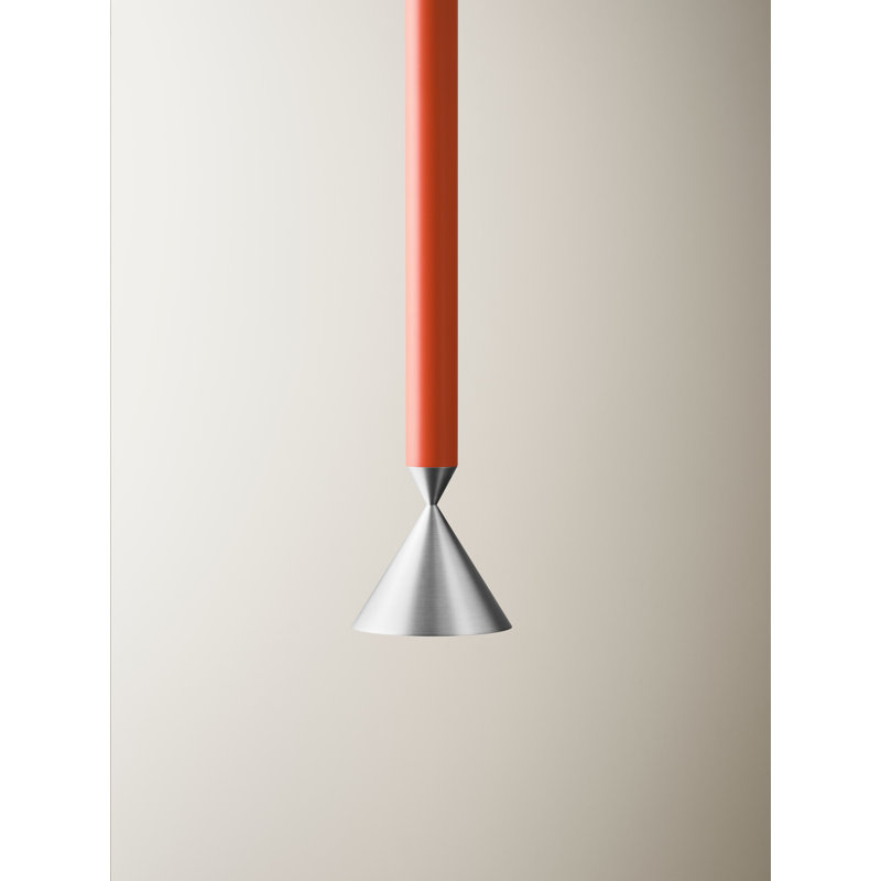 Apollo, 151" H x 4.92" W x 4.92" D, Turtledove/Aluminium
