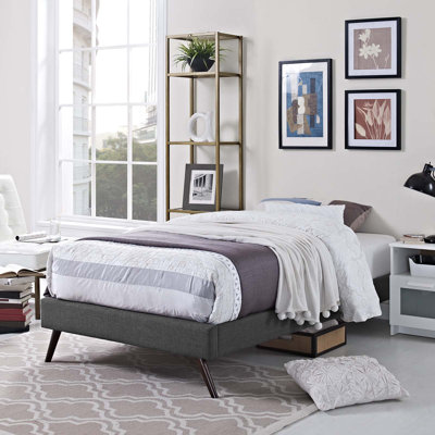 Loryn Bed Frame with Round Splayed Legs
