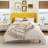 Bowdoin Modern Linen Upholstered Wingback Platform Bed with Wooden Slats-47617075-47617079