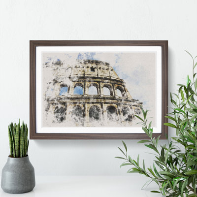 Coliseum in Rome - Picture Frame Painting