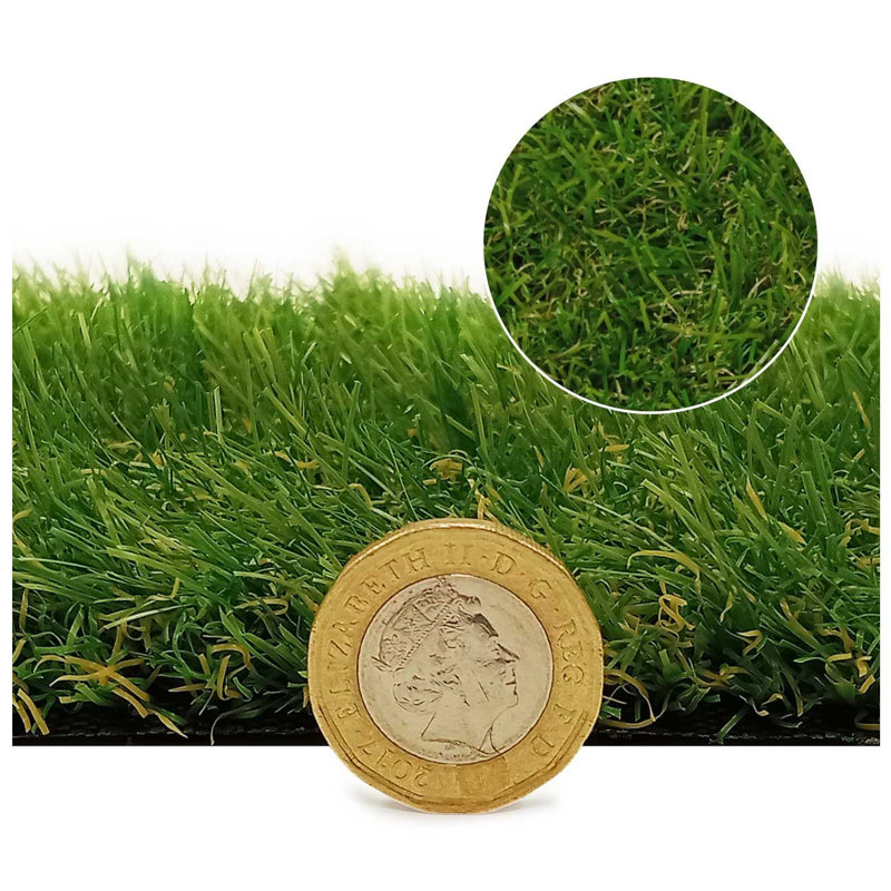 Brialle 30mm Plush Pet-Friendly, Premium Artificial Grass for Patio-1m (3'3") x 2m (6'6") - 2m²