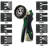 GrowGreen Heavy-Duty Garden Hose Nozzle Sprayer, 8-Pattern High-Pressure Metal Water Nozzle with Ergonomic Non-Slip Grip for Lawn, Car Wash & Outdoor Cleaning