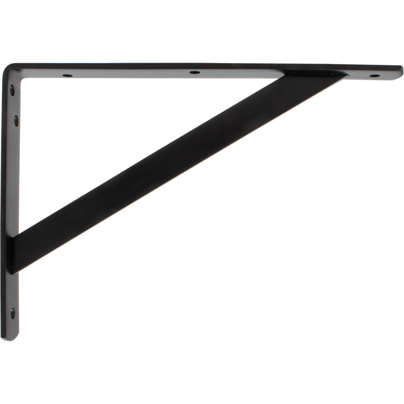Support de tablette 10 3/4 po - noir mat, Noir mat