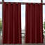 Panneaux de rideaux d'intérieur et d'extérieur diaphanes de couleur unie avec œillets Breanna-38064878-38064881